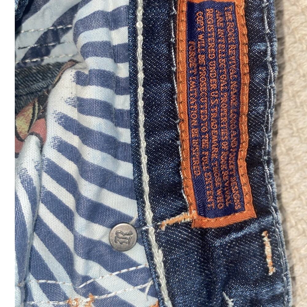 ROCK REVIVAL 28W 31L Corbin Boot EMBROIDERED Buckle Men Jeans - Picture 10 of 11